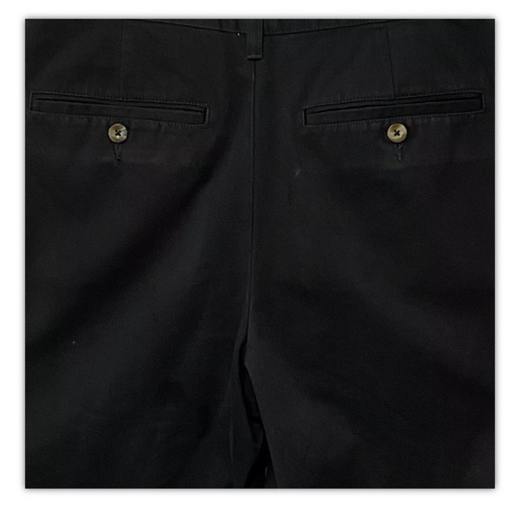 Basic Editions Men's Pants Black Dress Pants 32 X 32 Perfect Khaki Straight Leg - Picture 4 of 9